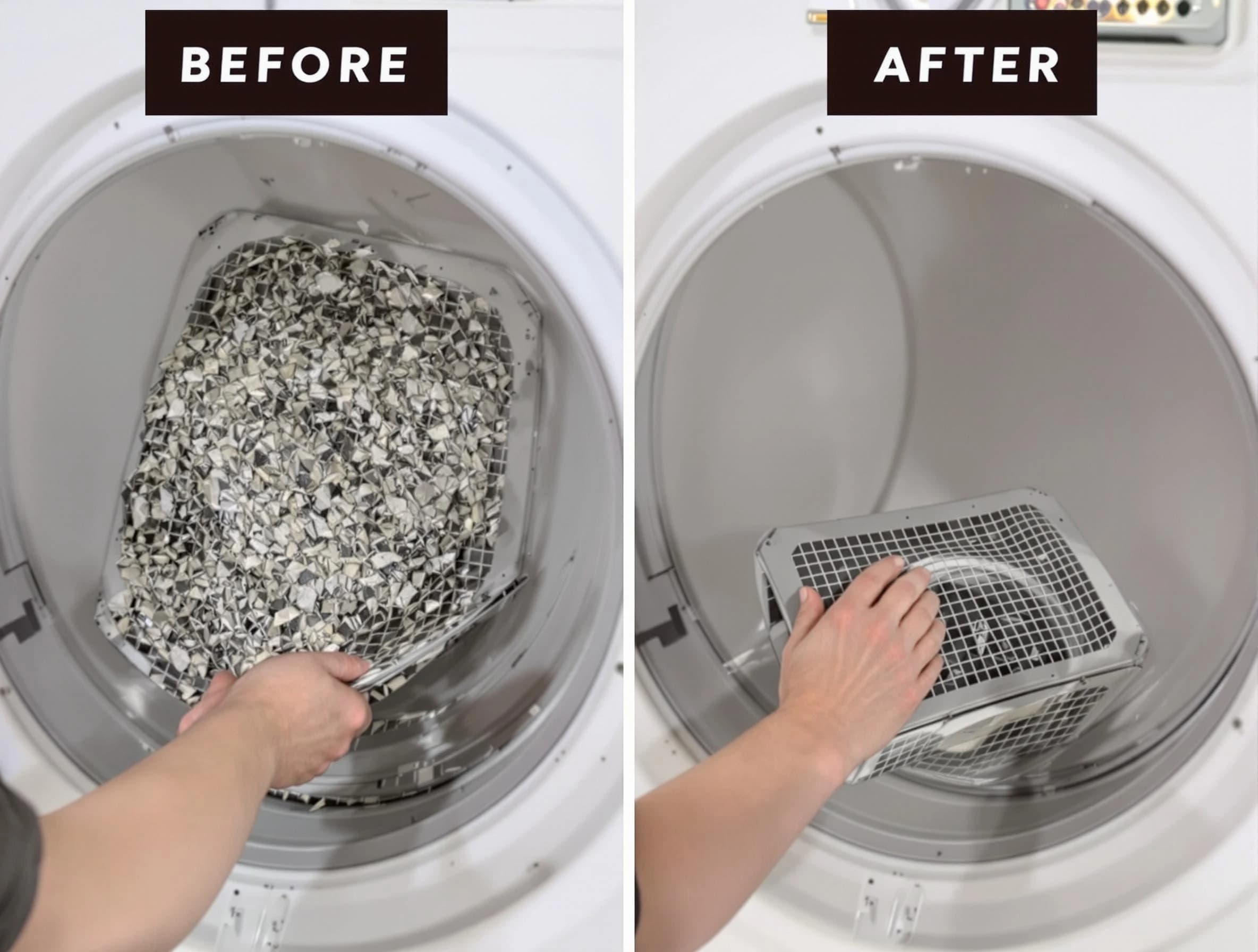 Professional lint trap cleaning by Reading Dryer Vent Cleaning in Reading