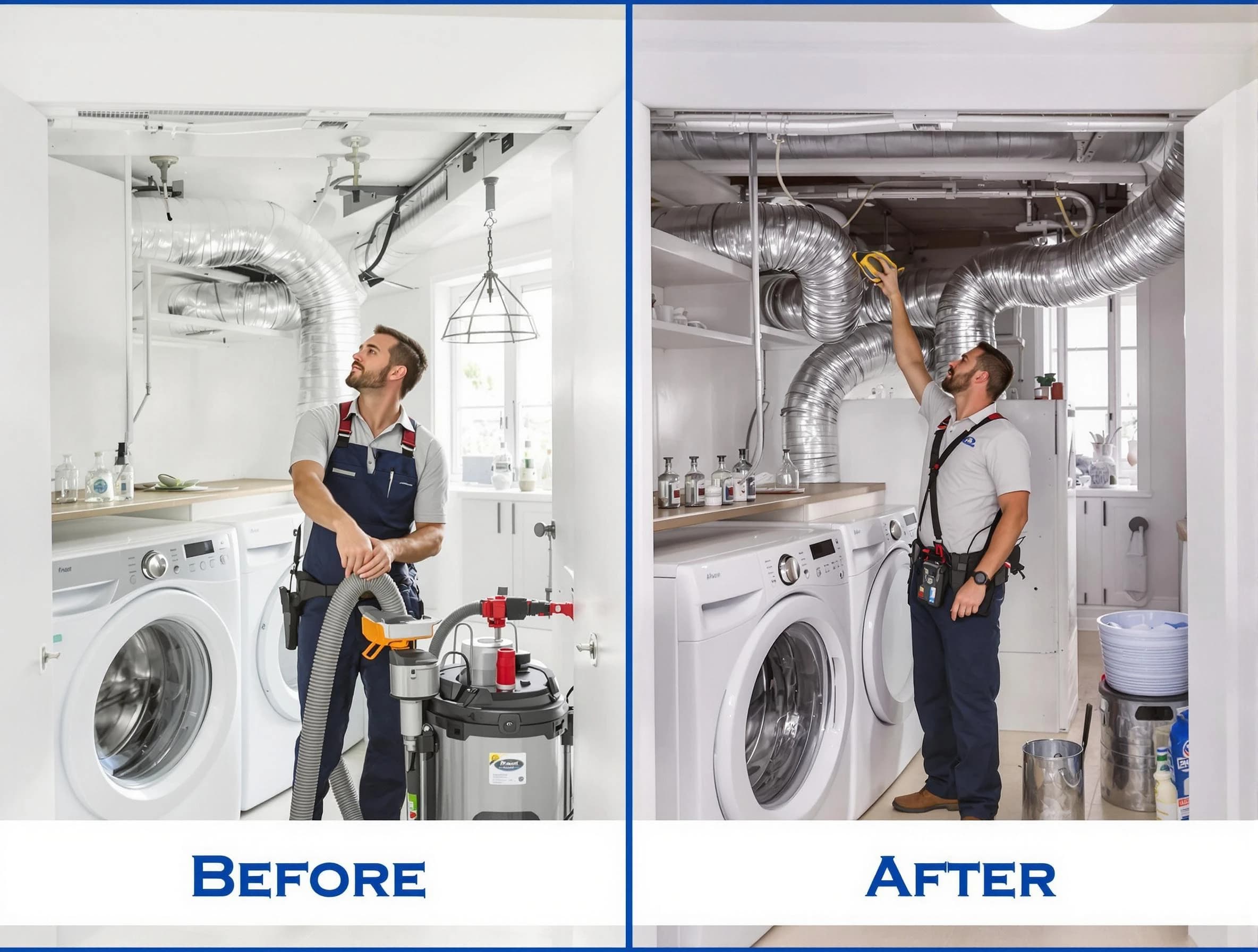 Expert gas dryer vent cleaning by Reading Dryer Vent Cleaning in Reading
