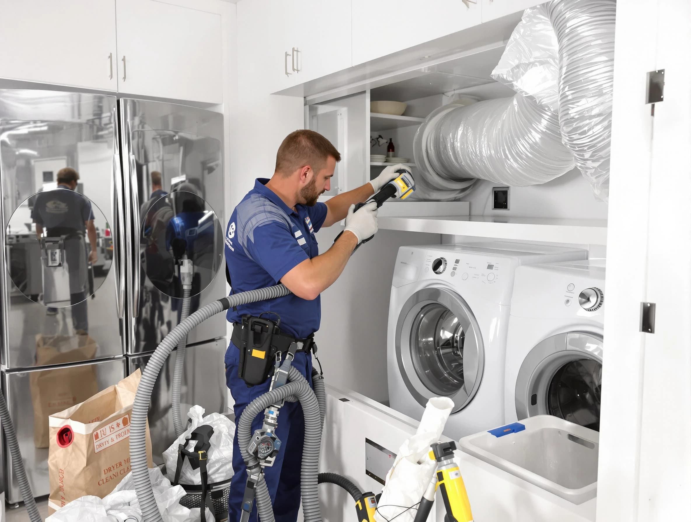Professional duct cleaning by Reading Dryer Vent Cleaning in Reading