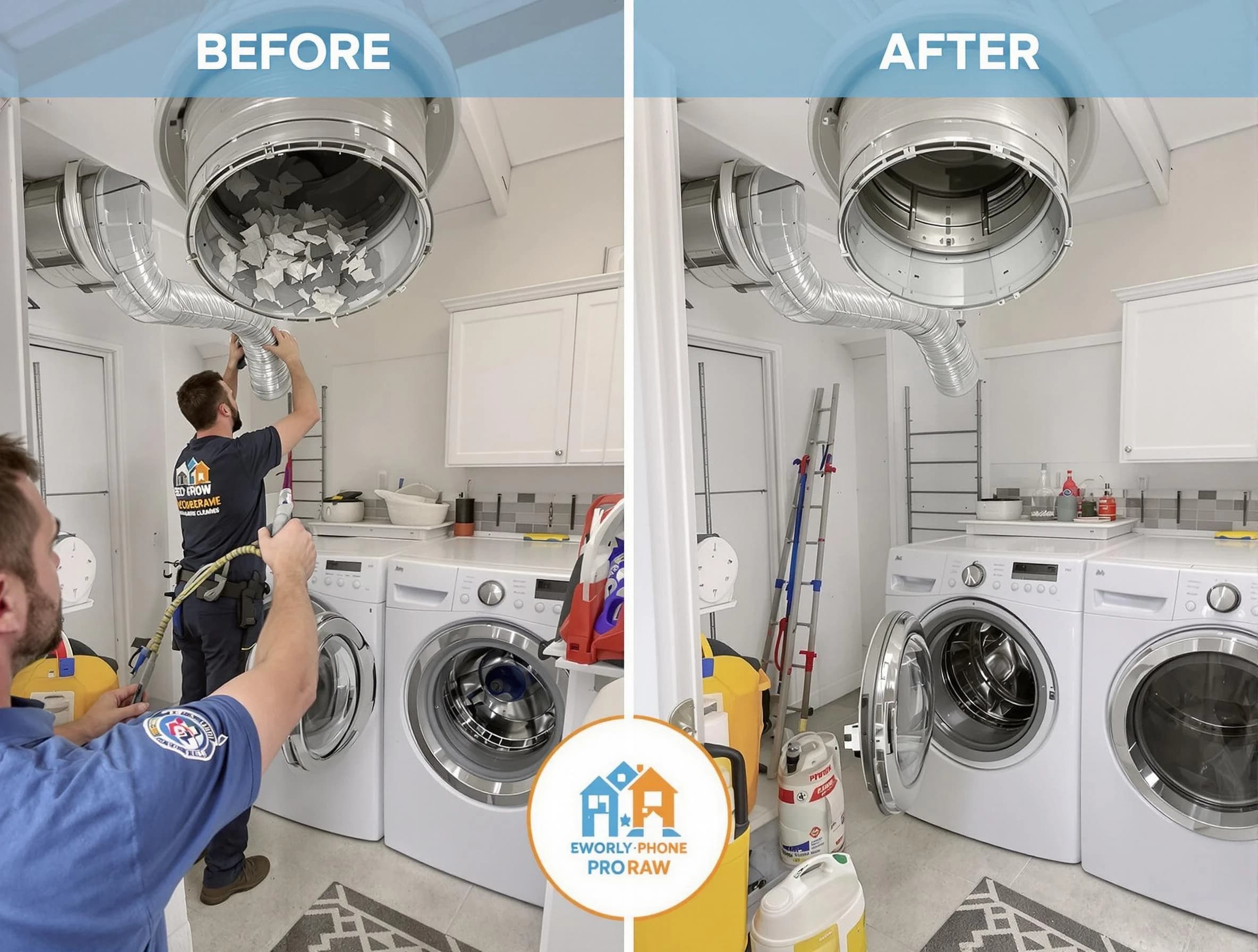 Residential dryer vent cleaning by Reading Dryer Vent Cleaning in Reading