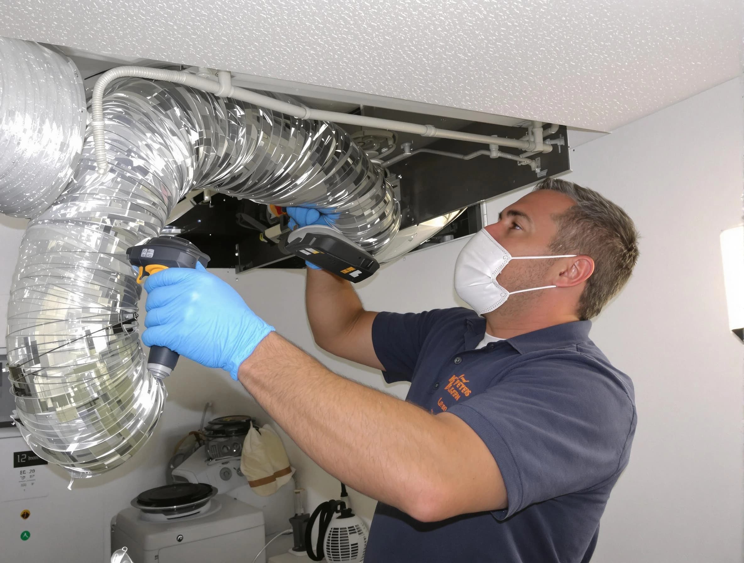 Reading Dryer Vent Cleaning professional performing thorough residential dryer vent cleaning in Reading