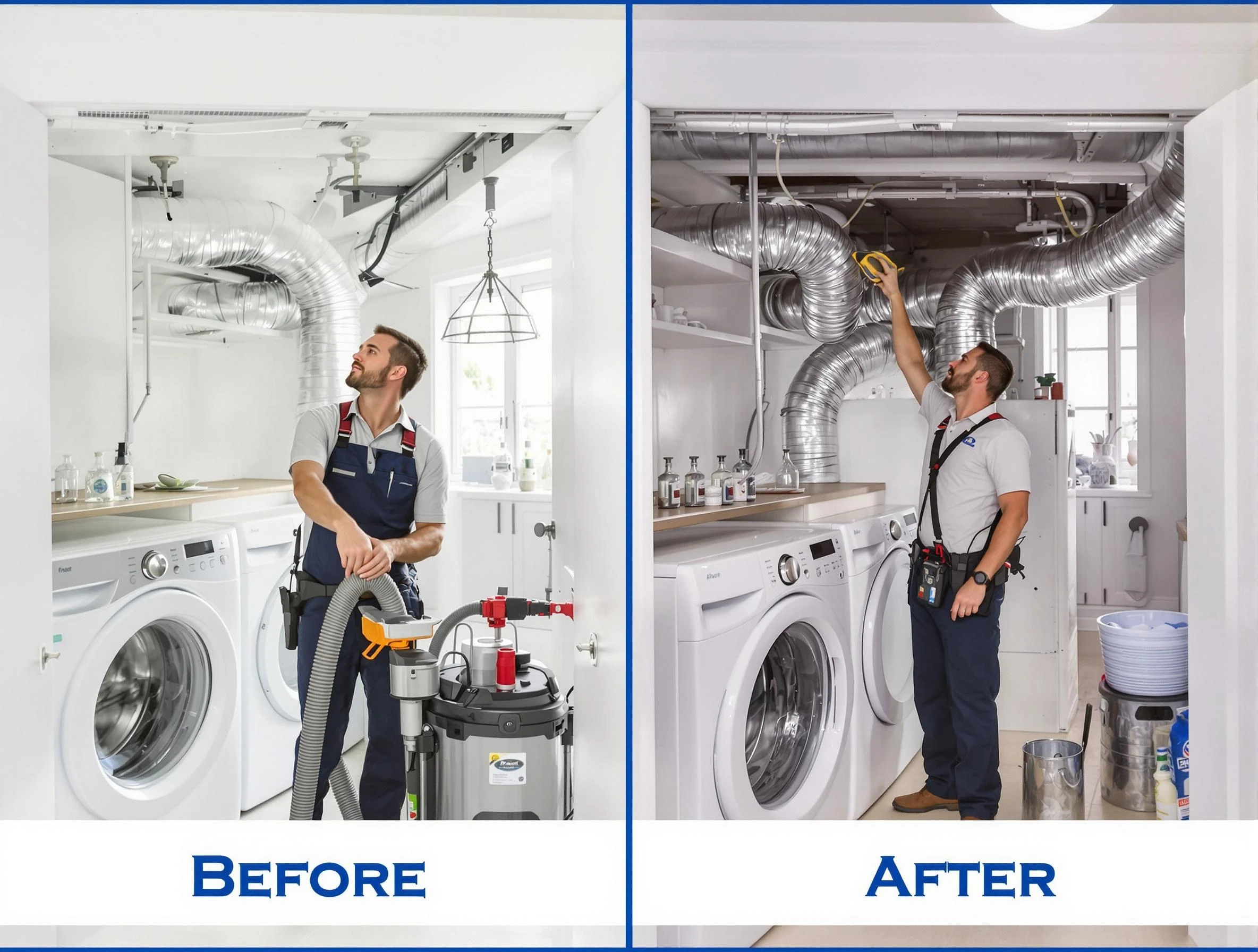 Expert gas dryer vent cleaning by Reading Dryer Vent Cleaning in Reading