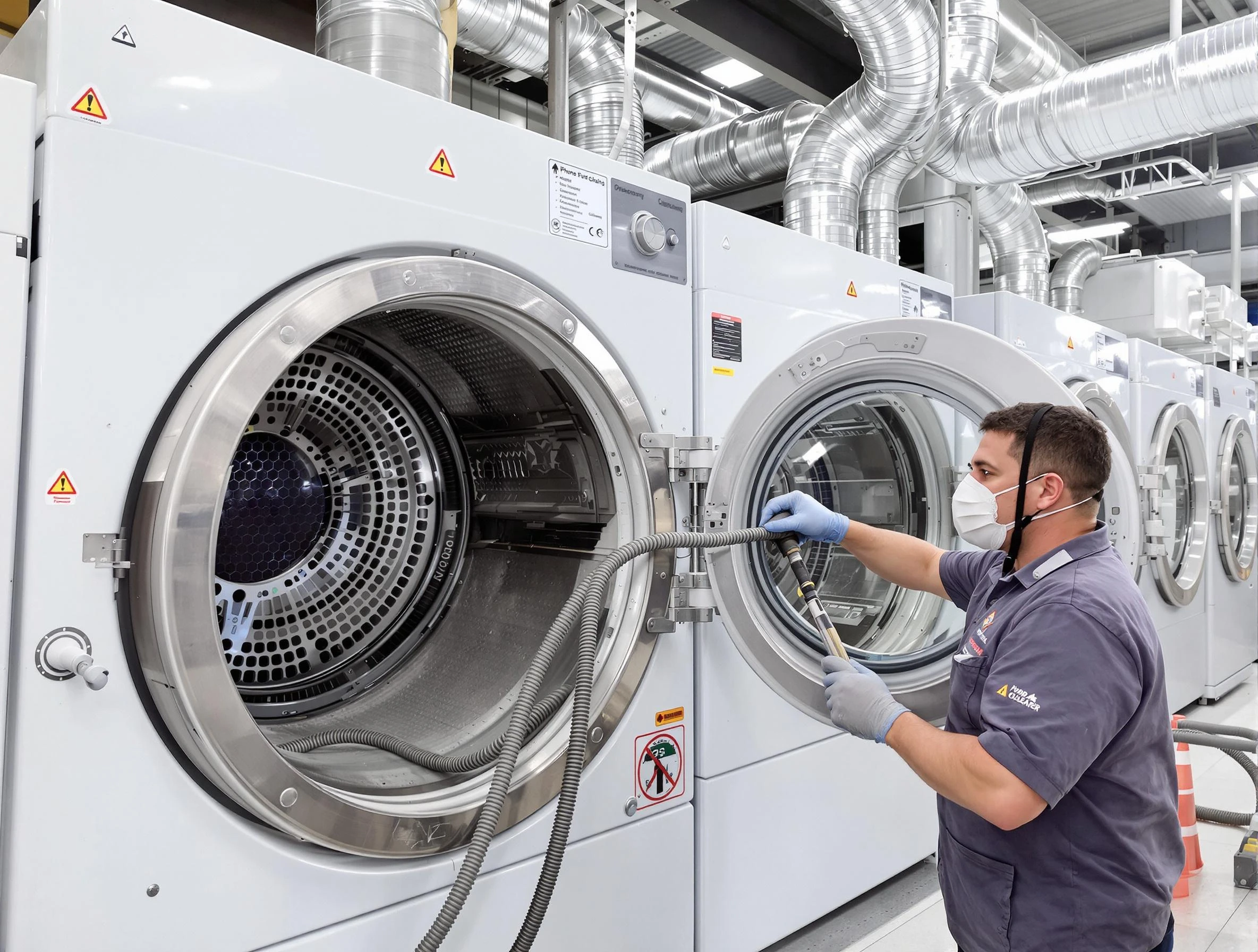 Industrial-grade dryer vent cleaning by Reading Dryer Vent Cleaning in Reading